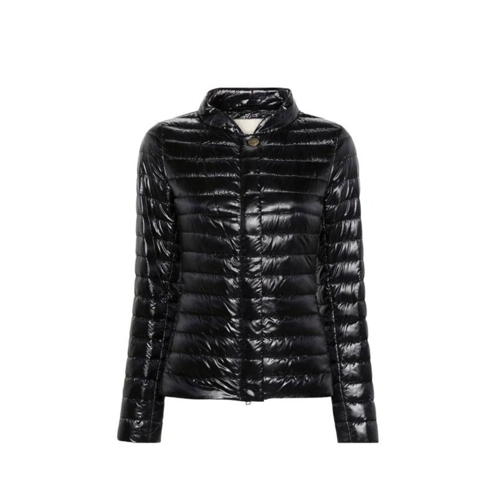 Herno Black Polyamide Full-Length Women's Jacket